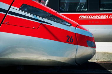 Floransa, İtalya, 23 Ağustos 2022, Trenitalia Frecciarossa treni