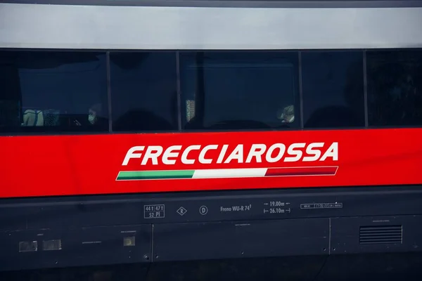 Floransa Talya Ağustos 2022 Trenitalia Frecciarossa Vagonu — Stok fotoğraf