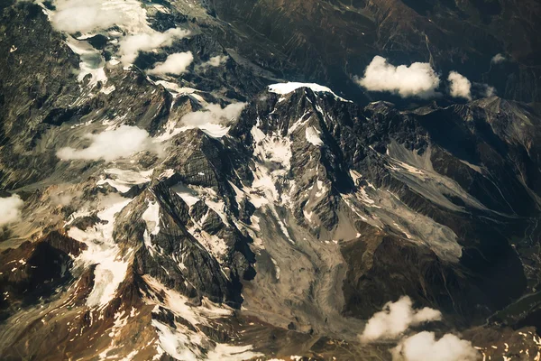 阿尔卑斯山查看从天空 — 图库照片