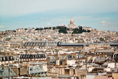 Merkezin üstten doğal görünüm pompidou. Paris, Fransa.
