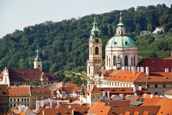 Cityscape pemandangan bangunan bersejarah di Praha, Republik Ceko — Stok Foto