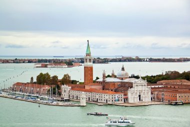 Büyük Kanal ve Bazilika Santa Maria della Salute, Venedik, İtalya