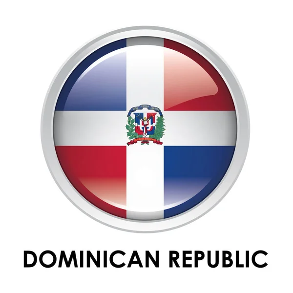 Flag Dominican Republic — Stock Photo, Image