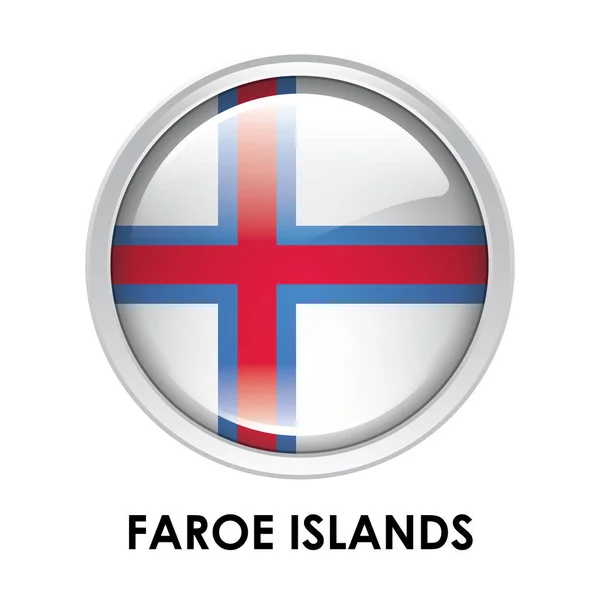 Flagge Der Färöer — Stockfoto