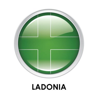 Ladonia 'nın yuvarlak bayrağı