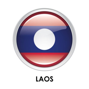 Laos 'un Yuvarlak Bayrağı