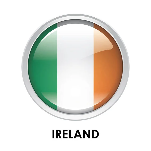 Irische Flagge — Stockfoto