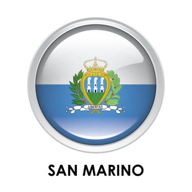 San Marino 'nun bayrağı