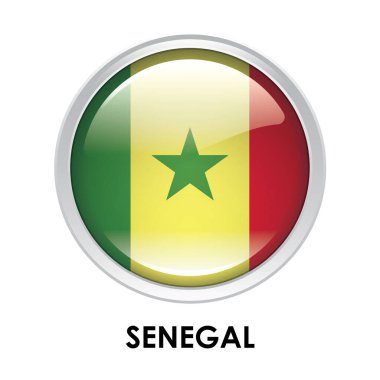 Senegal 'in yuvarlak bayrağı