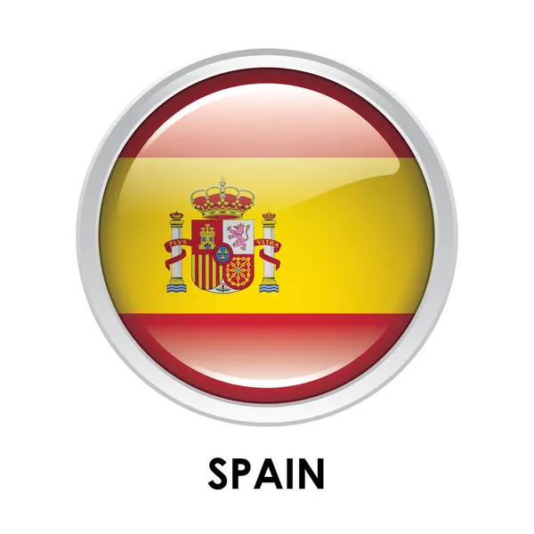 西班牙的圆旗 — 图库照片
