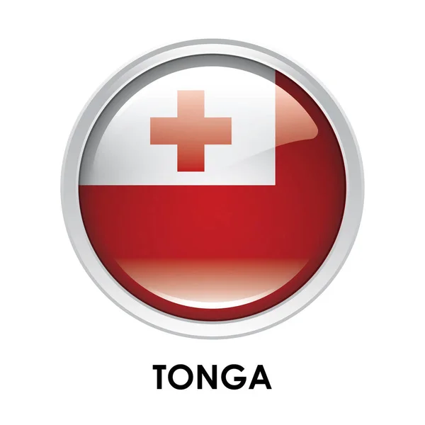 Tonga Kerek Lobogója — Stock Fotó