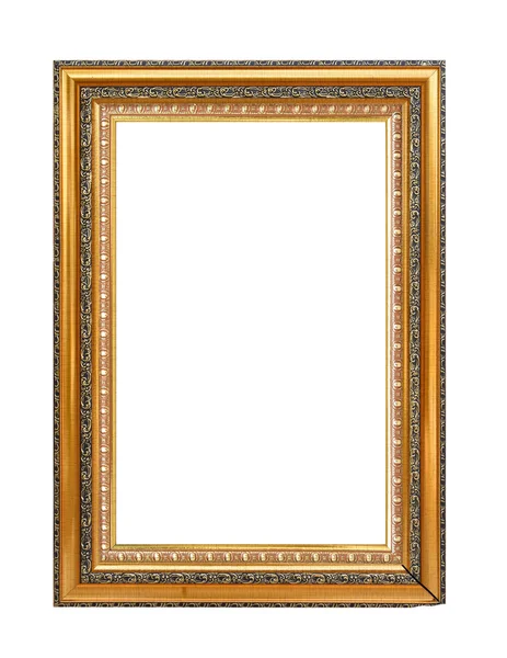 Quadro Retangular Para Pinturas Fotografias Isolado Sobre Fundo Branco — Fotografia de Stock