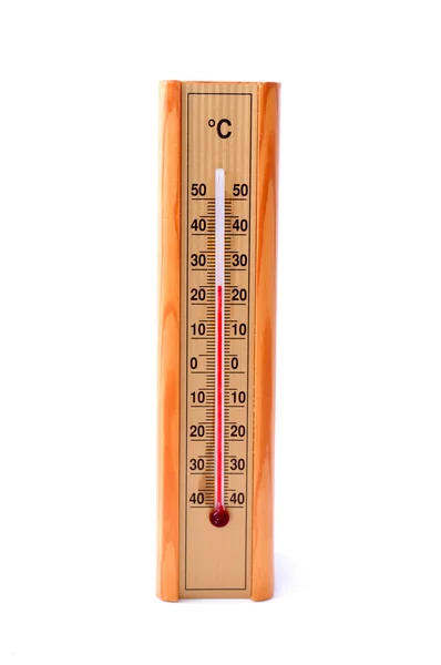 Wood thermometer — Stock Photo, Image