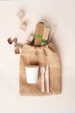 Çevre dostu, sıfır atık masa takımı yeniden kullanılabilir yeşil 