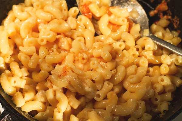 Mac and cheese, American dish, top view, no people,