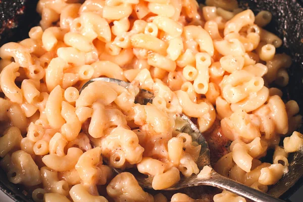 Mac and cheese, American dish, top view, no people,