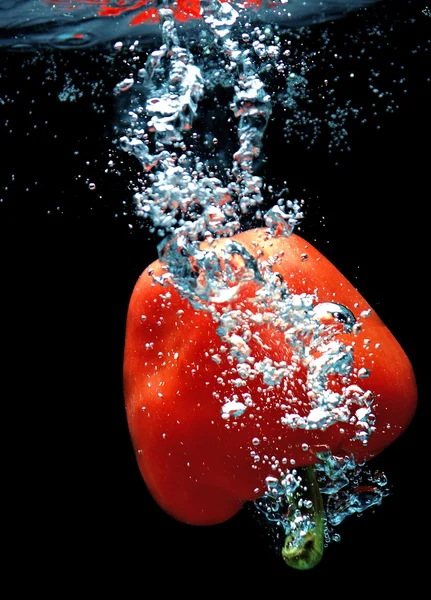 Paprika in water 2 — Stock Photo, Image