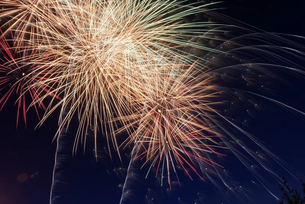 Bright salute during a big holiday — Stock Photo, Image