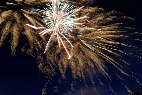 Bright salute during a big holiday — Stock Photo, Image