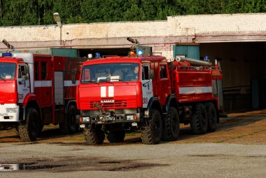 İtfaiye strigino Nijniy Novgorod Havaalanı otomobil