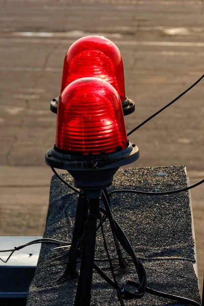 Alarmu lampy na letišti — Stock fotografie