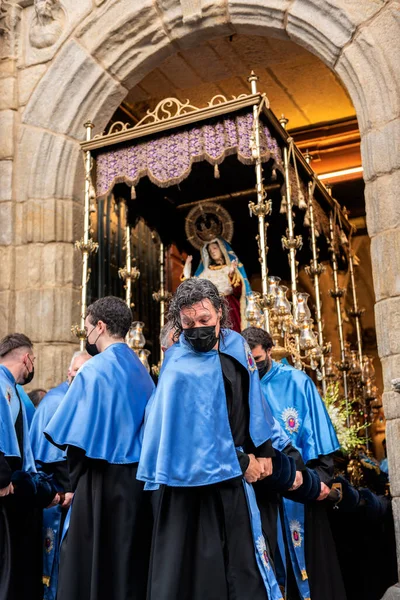 8 Nisan 2022, Cangas, İspanya kutsal haftası.