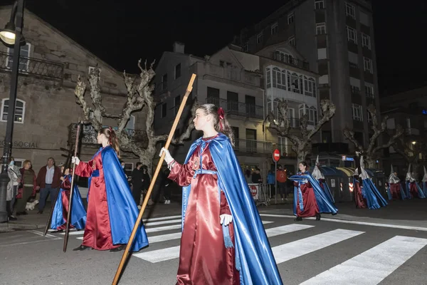 8 Nisan 2022, Cangas, İspanya kutsal haftası.