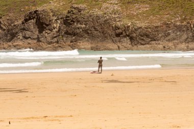 13 Ağustos 2021 Pantin plaj sörfçüsü şampiyonluktan önce