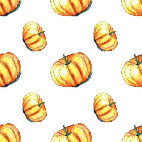 Turuncu sonbahar parlak balkabağı deseni