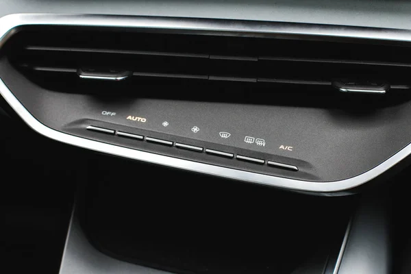Mandos manuales de aire acondicionado del coche — Foto de Stock
