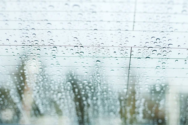 Deszczowe Dni Krople Deszczu Szybie Samochodu Deszczowa Pogoda Tło Deszczu — Zdjęcie stockowe