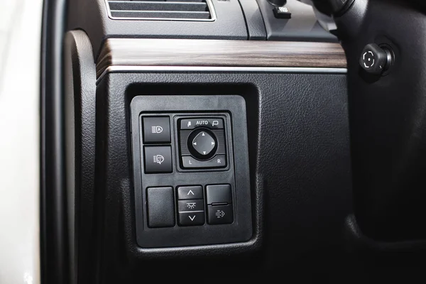 Car Dashboard Modern Car Close — Stock Photo, Image