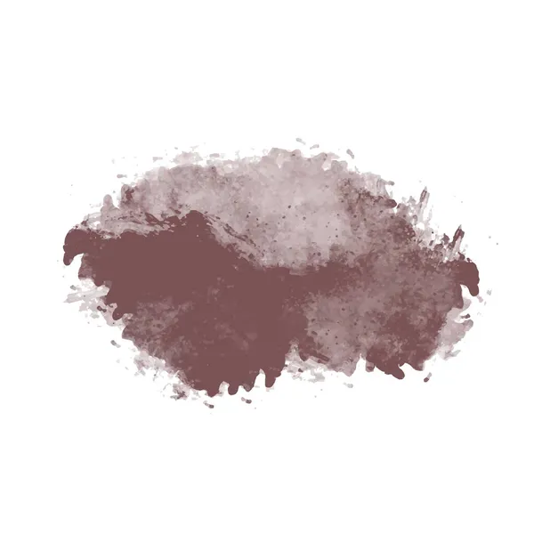 Beyaz arkaplanda Braun suluboya leke simgesi izole edildi. Vektör çizimi. Web tasarımı için soyut şablon