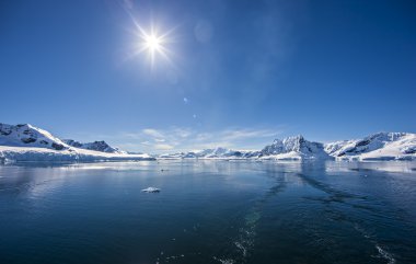 Antarctic Ocean Ice Landscape clipart