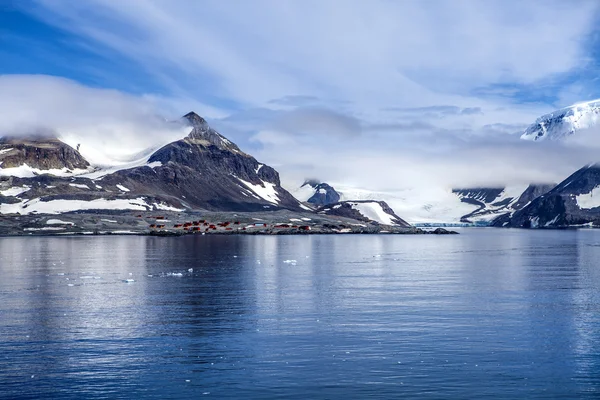 Antarctica onderzoek basisstation — Stockfoto