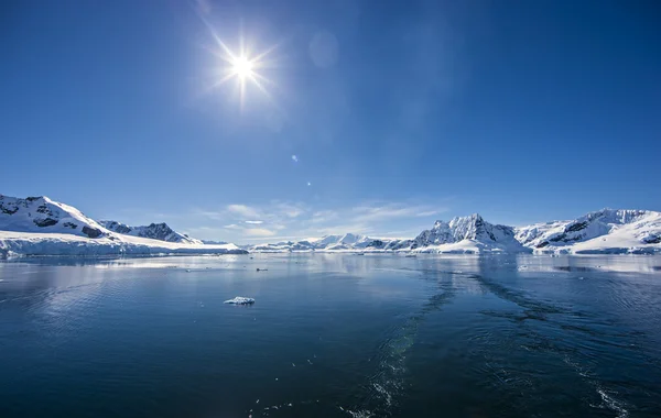 Antarktika deniz buz peyzaj - Stok İmaj