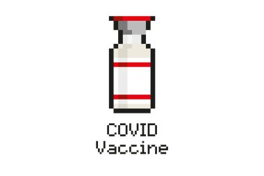 covid 19 coronavirus aşısı küçük cam şeffaf şişe, delta ve omikron önlemek için