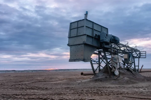 oil tanker mining equipment, industrial factory landscape