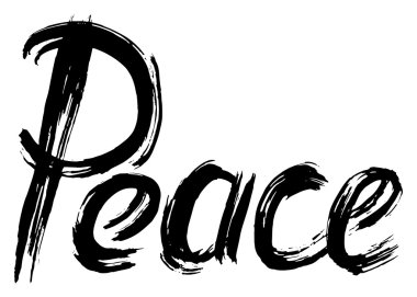 Barış el yazısı.