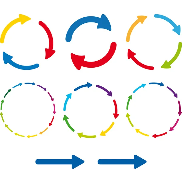 Flechas abstractas — Archivo Imágenes Vectoriales