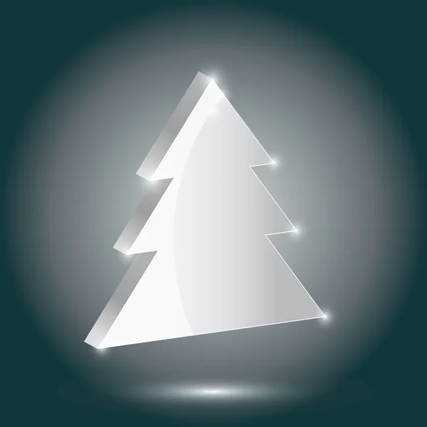 Hintergrund Weihnachtsbaum — Stockvektor