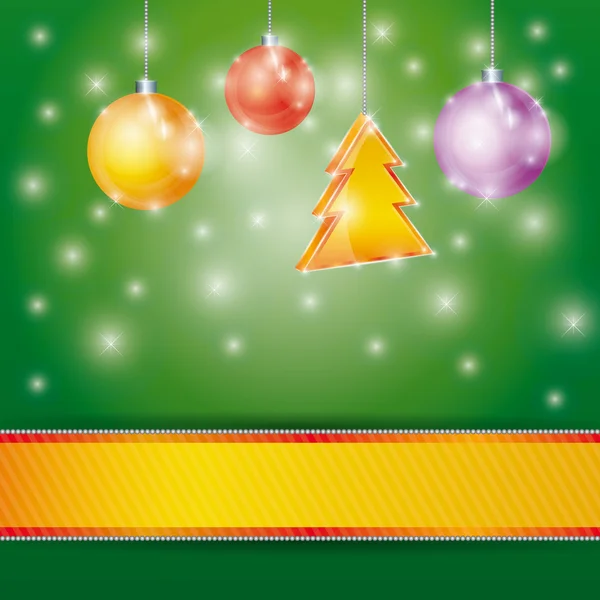 Christmas decoration — Stock Vector