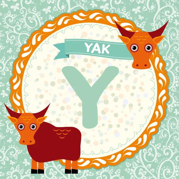 Y è yak . — Vettoriale Stock
