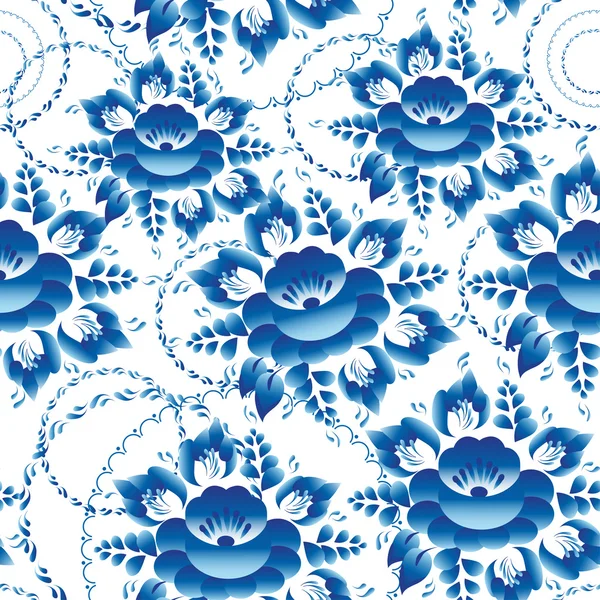 Голубые цветы — стоковый вектор