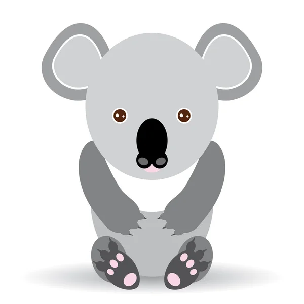 Roztomilý kreslený koala — Stockový vektor