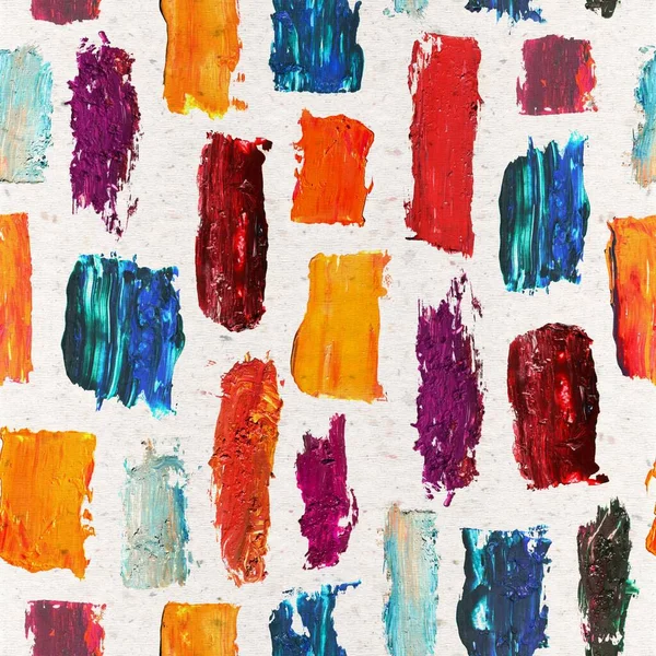 seamless pattern beige blue, sapphire, navy, indigo, cobalt green, red, orange, yellow, maroon, burgundy paint in oil painting technique, abstract texture background for your design illustration