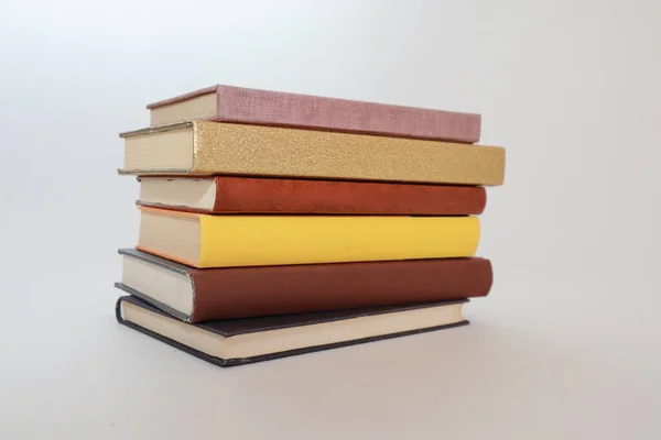 Stack Books White — Stock Photo, Image