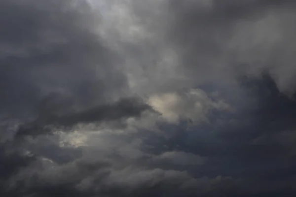 Céu Escuro Com Nuvens Chuva Outono Tempo Chuvoso — Fotografia de Stock