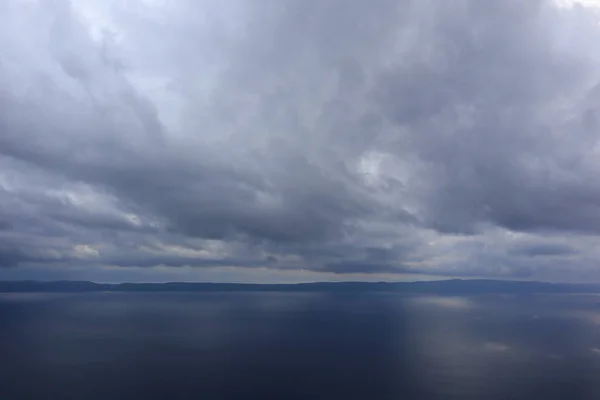 Cielos Nublados Sobre Mar Adriático — Foto de Stock