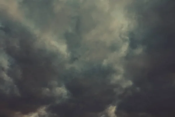 Felhők Égen Eső Előtt Téli Vihar — Stock Fotó